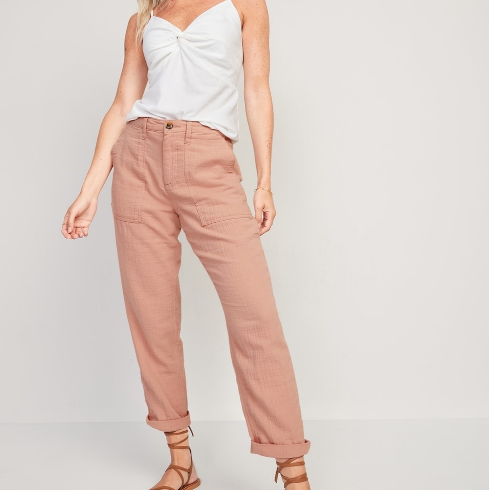 Old Navy Soft Cotton Crinkle Pants